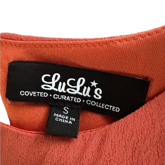 LULU’S break the spell terra cotta dress Orange Size Small Pockets - Picture 10 of 15